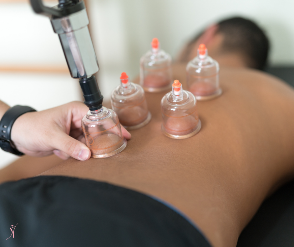 Man Receiving Cupping Massage
